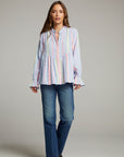 Dolphin South West Beach Stripe Button Down WOMENS chaserbrand