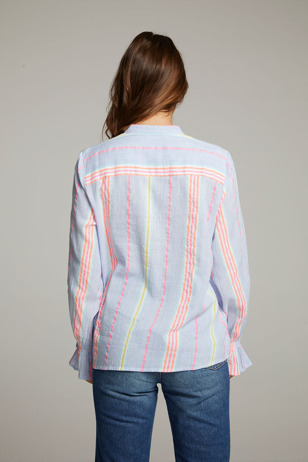 Dolphin South West Beach Stripe Button Down WOMENS chaserbrand