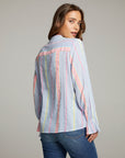 Dolphin South West Beach Stripe Button Down WOMENS chaserbrand