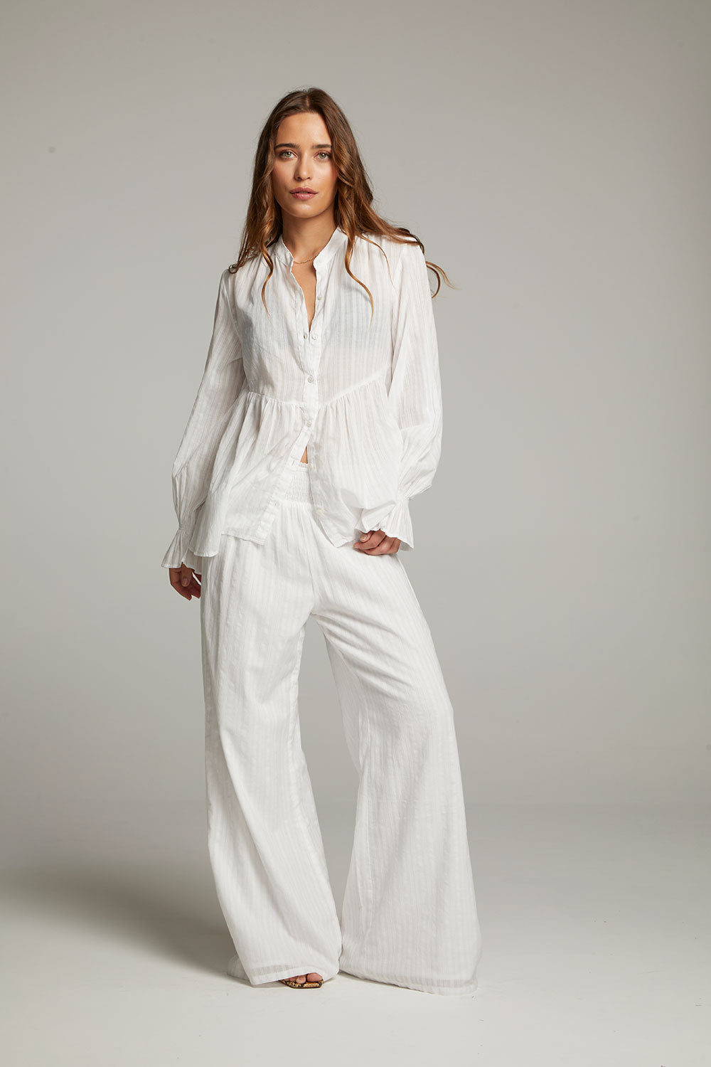 Dolphin White Button Down WOMENS chaserbrand