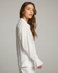 Dolphin White Button Down WOMENS chaserbrand