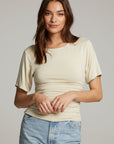 Ocala Whitecap Grey and Piquant Green Reversible Top WOMENS chaserbrand