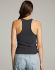 August Black Tank Top WOMENS chaserbrand