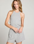 August Heather Grey Tank Top WOMENS chaserbrand