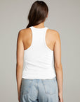August White Tank Top WOMENS chaserbrand