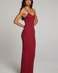 Emma Blood Red Maxi Dress WOMENS chaserbrand