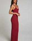 Emma Blood Red Maxi Dress WOMENS chaserbrand