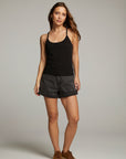 Emma Black Tank Top WOMENS chaserbrand