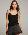 Emma Black Tank Top WOMENS chaserbrand