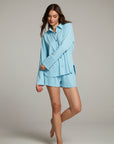 Ethan Clear Sky Button Up WOMENS chaserbrand