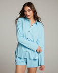 Ethan Clear Sky Button Up WOMENS chaserbrand