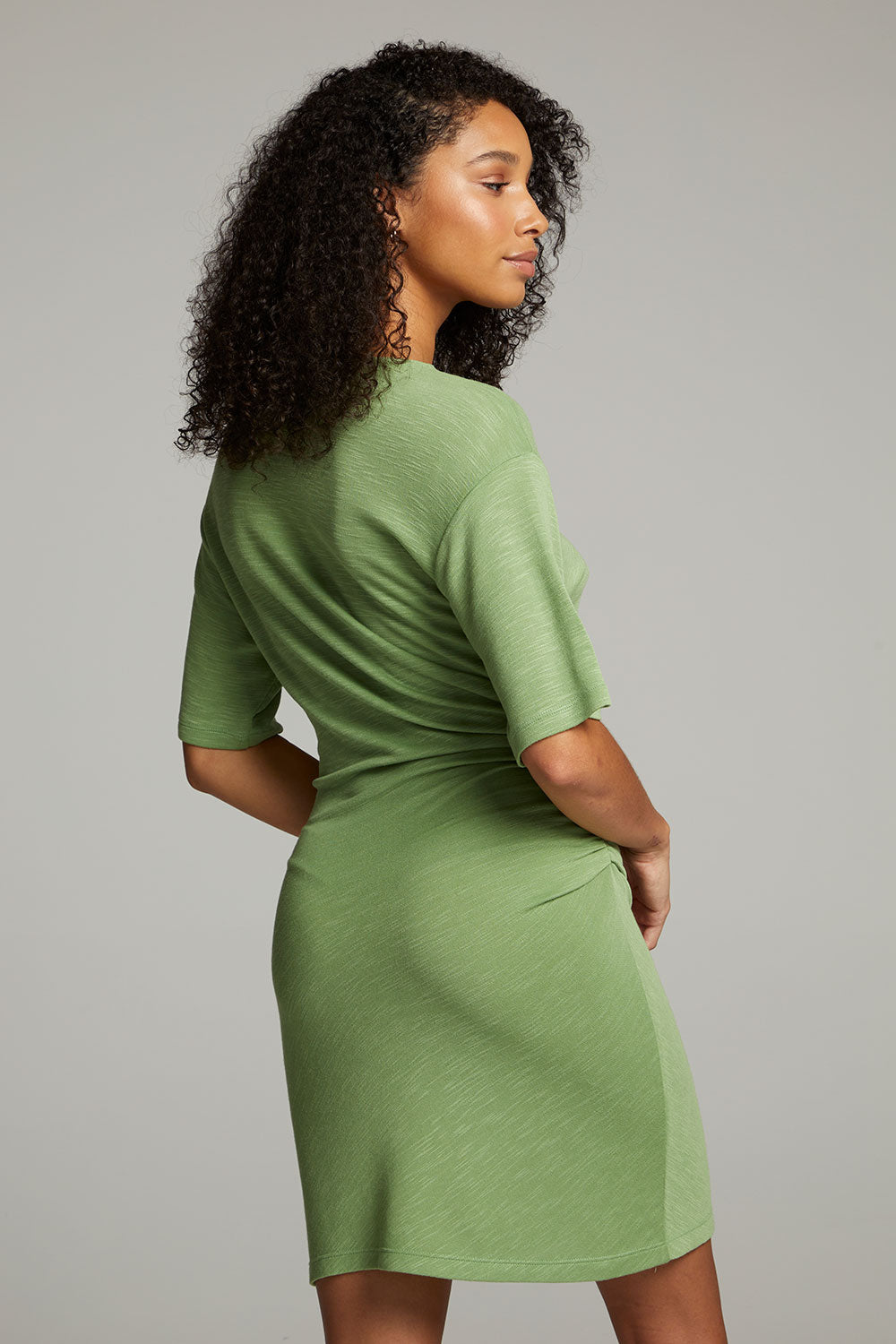 Memory Piquant Green Mini Dress WOMENS chaserbrand