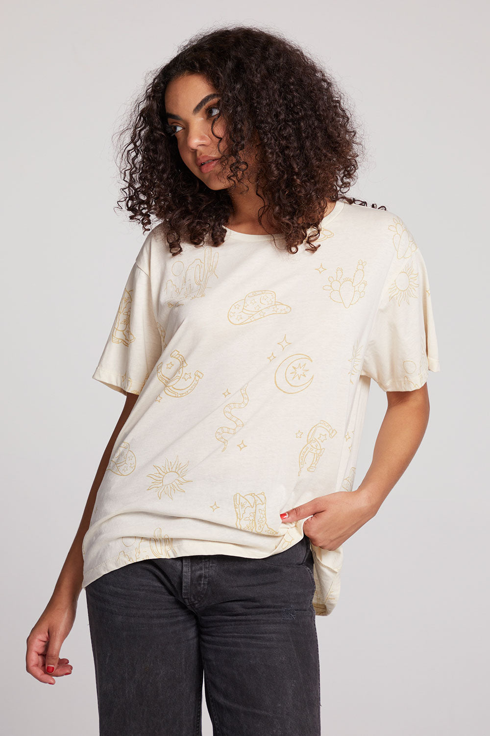 Allover Western Magic Tee Womens chaserbrand