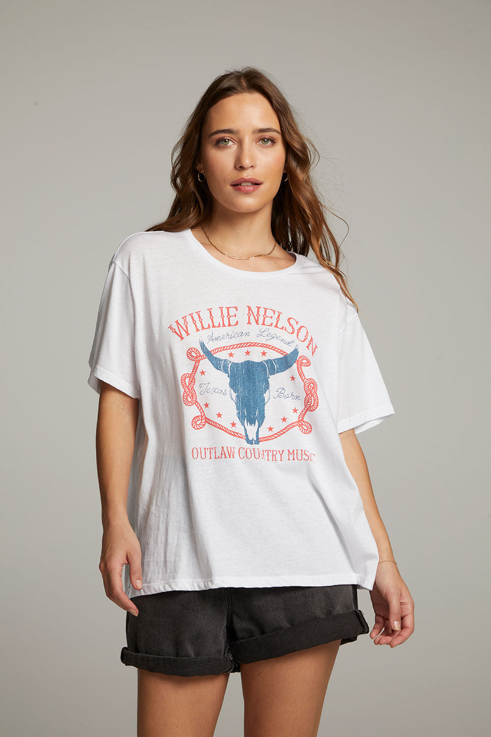 Willie Nelson American Legend Tee WOMENS chaserbrand