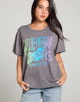 Willie Nelson Midnight Rider Gradient Tee WOMENS chaserbrand