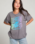 Willie Nelson Midnight Rider Gradient Tee WOMENS chaserbrand