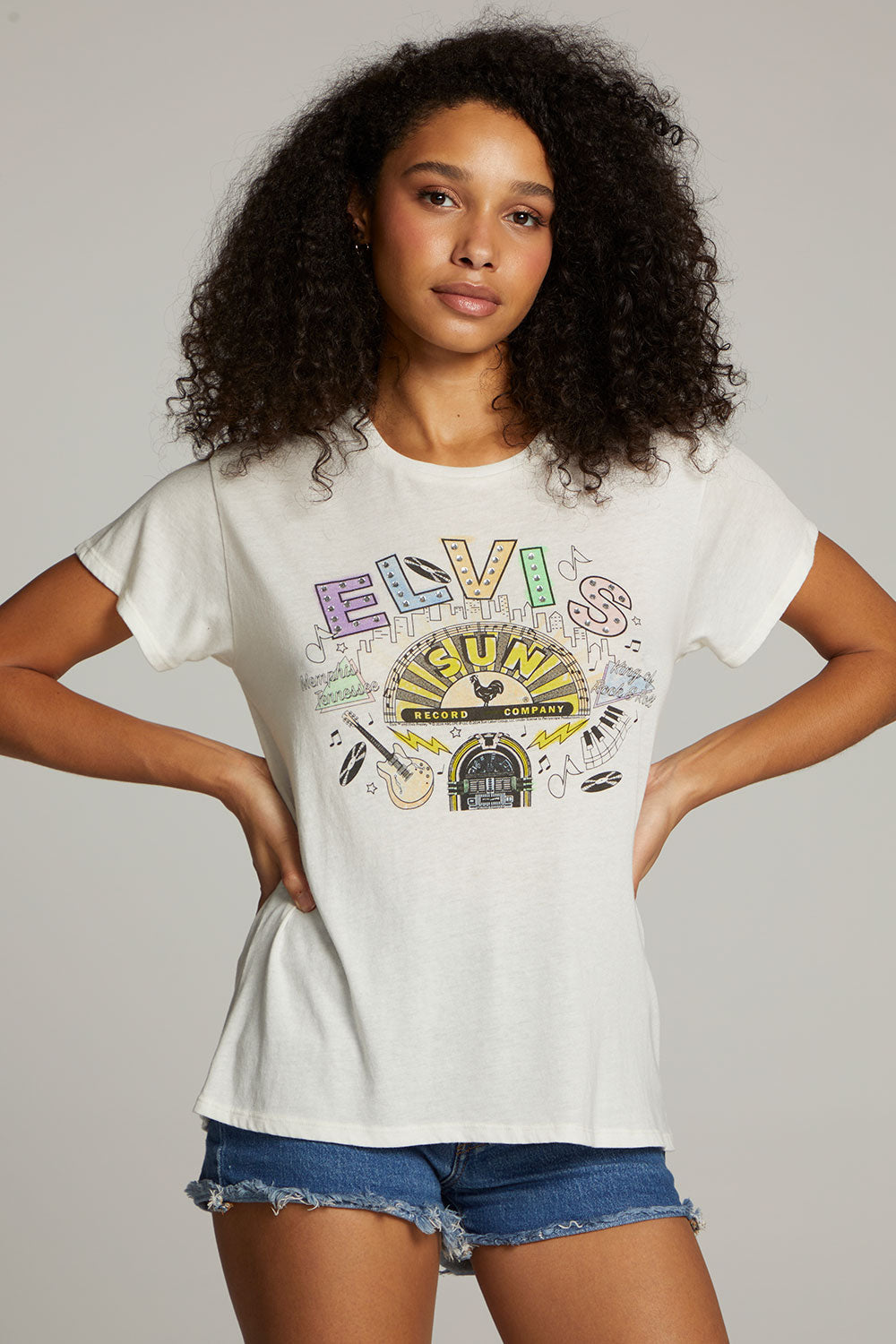 Sun Records Memphis Collage Tee WOMENS chaserbrand