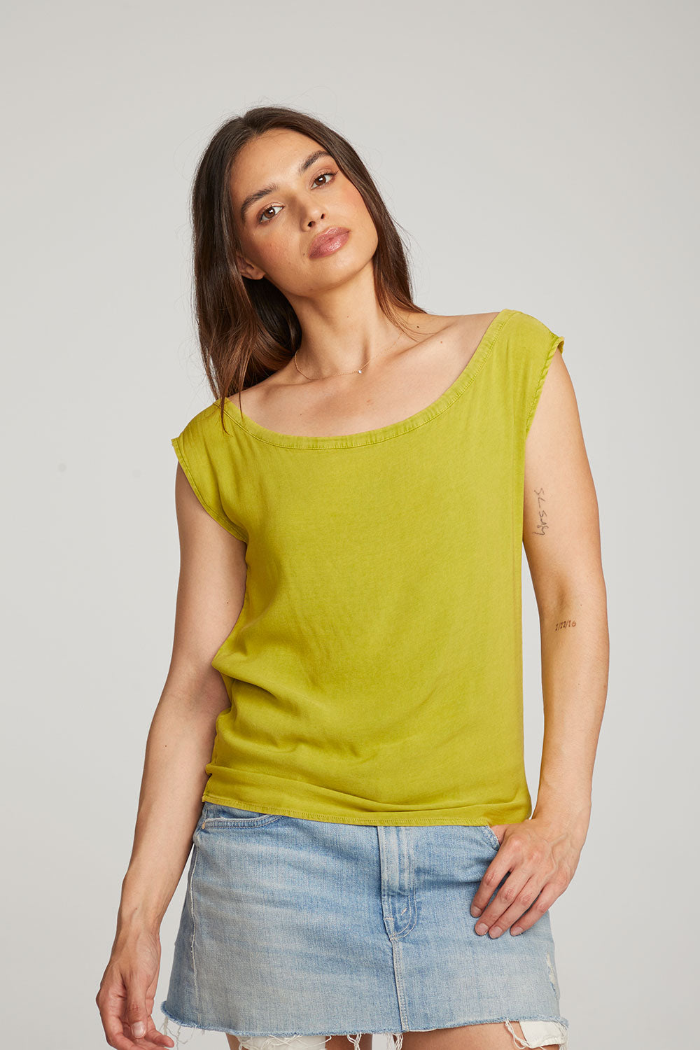 Sleeveless Citron Dolman Tee WOMENS chaserbrand