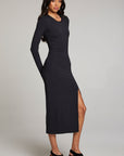 Vedaa Licorice Midi Dress WOMENS chaserbrand
