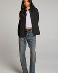 Ezra Licorice Button Up WOMENS chaserbrand