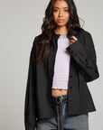 Ezra Licorice Button Up WOMENS chaserbrand