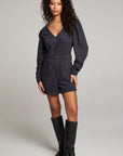Sami Licorice Romper WOMENS chaserbrand