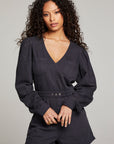 Sami Licorice Romper WOMENS chaserbrand