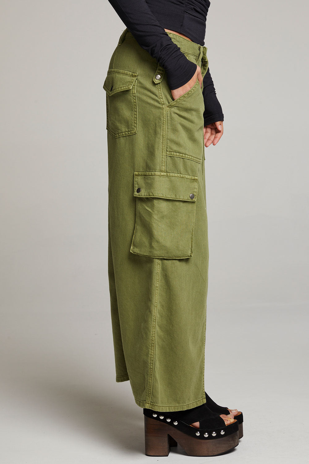 Tri Sphagnum Maxi Skirt WOMENS chaserbrand
