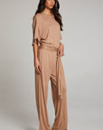 Heather Warm Taupe Jumpsuit WOMENS chaserbrand