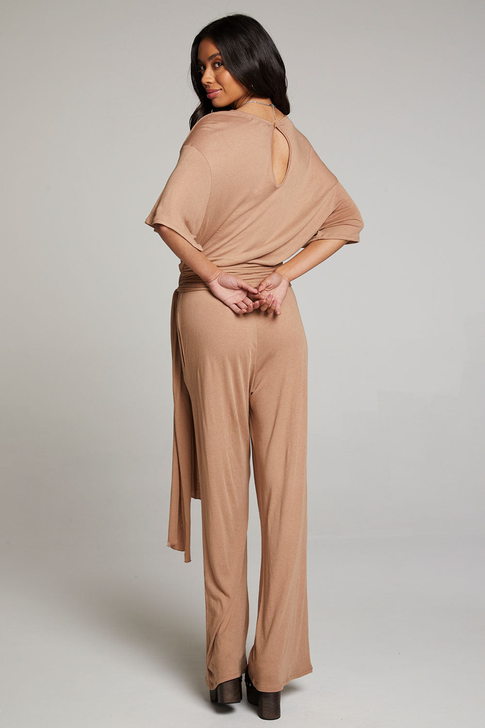 Heather Warm Taupe Jumpsuit WOMENS chaserbrand