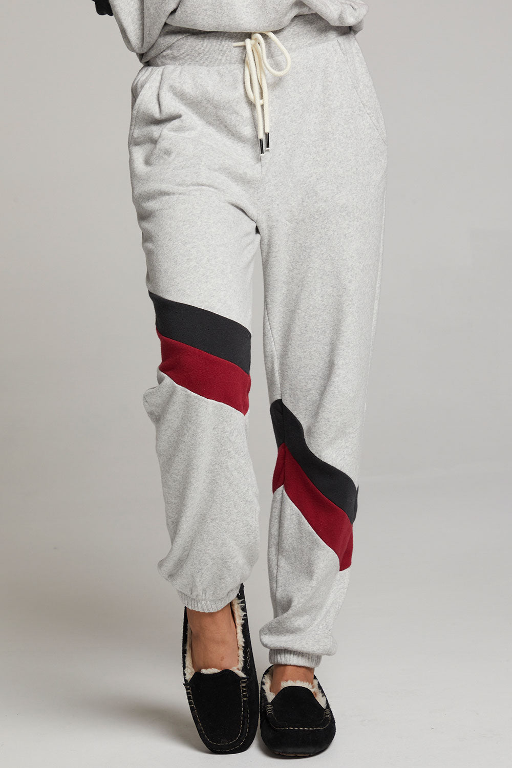 Skull Fire Color Block Joggers WOMENS chaserbrand