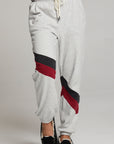 Skull Fire Color Block Joggers WOMENS chaserbrand