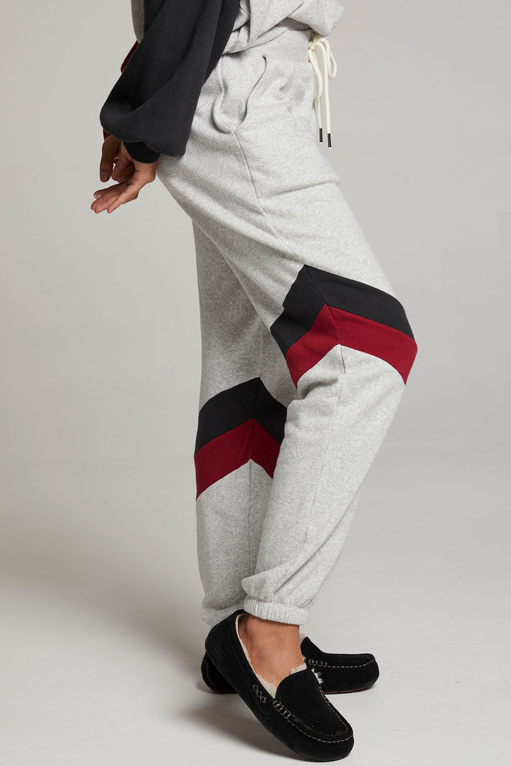 Skull Fire Color Block Joggers WOMENS chaserbrand