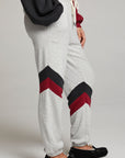 Skull Fire Color Block Joggers WOMENS chaserbrand