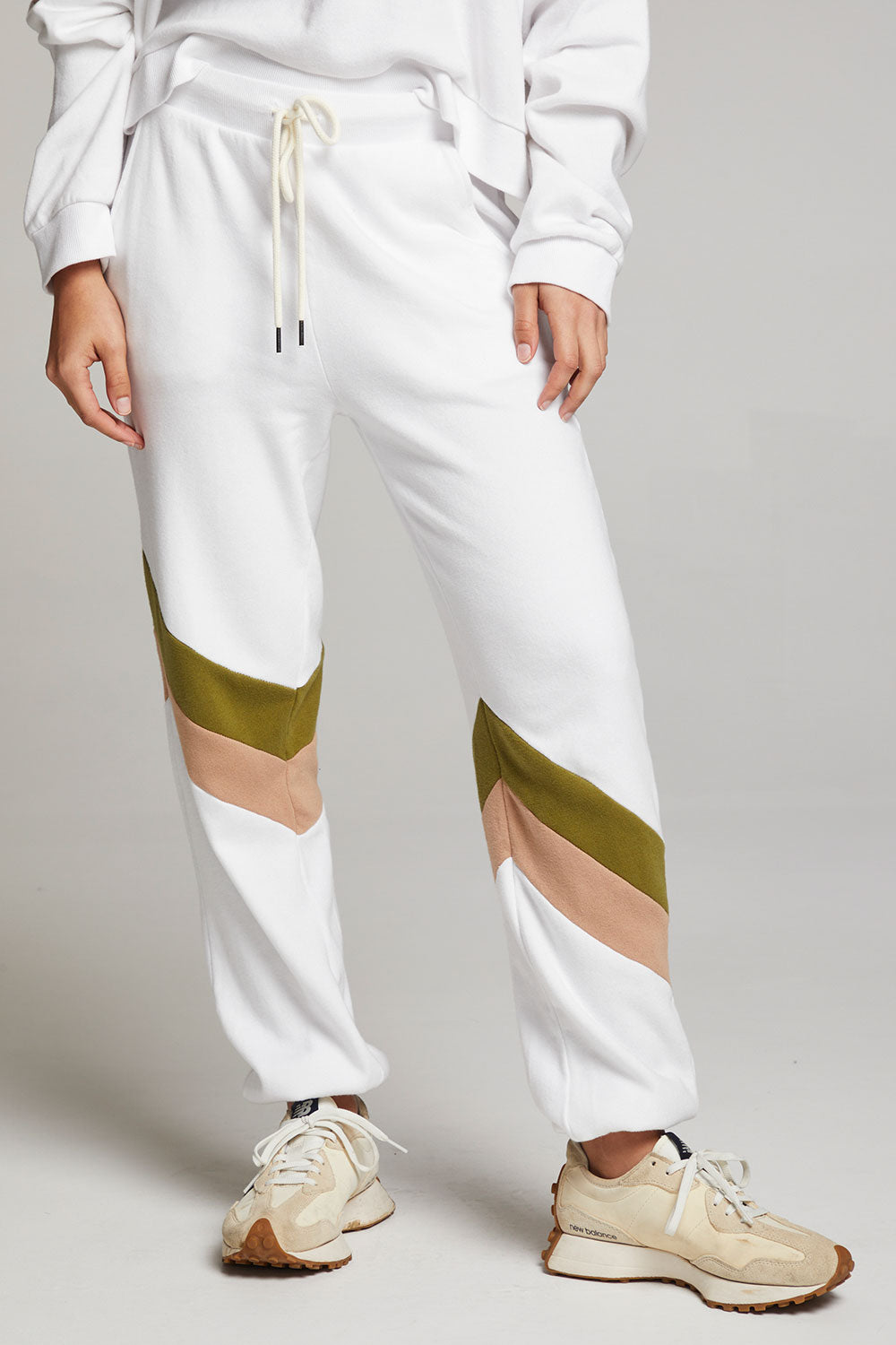 Skull Sand Color Block Joggers WOMENS chaserbrand