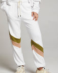 Skull Sand Color Block Joggers WOMENS chaserbrand