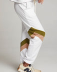 Skull Sand Color Block Joggers WOMENS chaserbrand