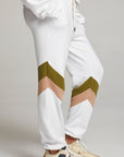 Skull Sand Color Block Joggers WOMENS chaserbrand
