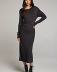 Memory Licorice Midi Dress WOMENS chaserbrand
