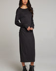 Memory Licorice Midi Dress WOMENS chaserbrand