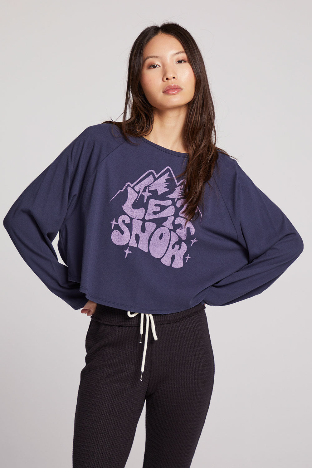 Let It Snow Pullover Womens chaserbrand
