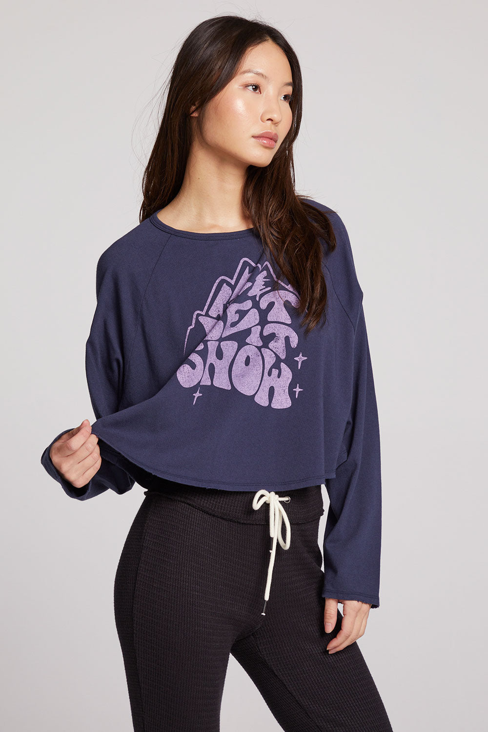 Let It Snow Pullover Womens chaserbrand