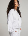 Abilenee Light Grey Zip Up WOMENS chaserbrand