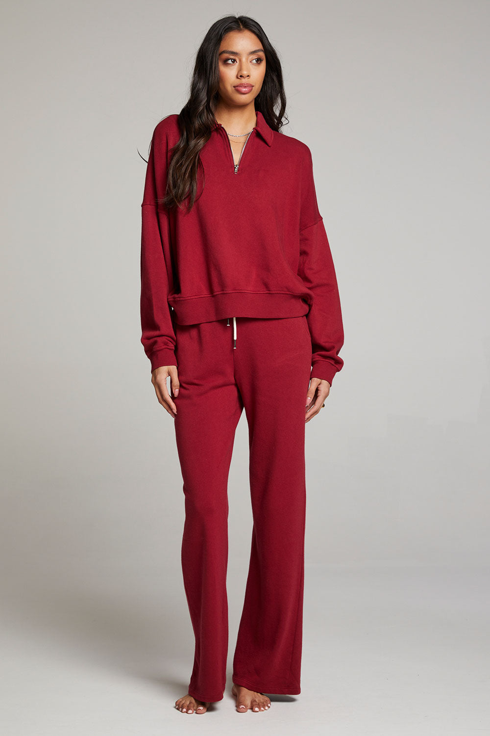 Sandyy Blood Red Trousers WOMENS chaserbrand