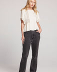 Petal Starry White Short Sleeve Womens chaserbrand