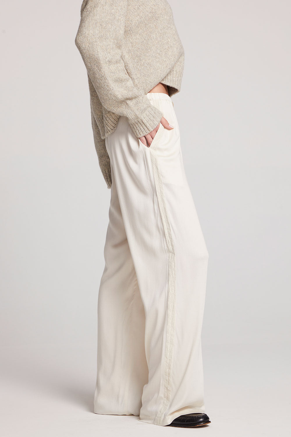 Leee Starry White Trousers Womens chaserbrand
