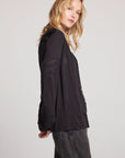 Rozina Licorice Blouse Womens chaserbrand