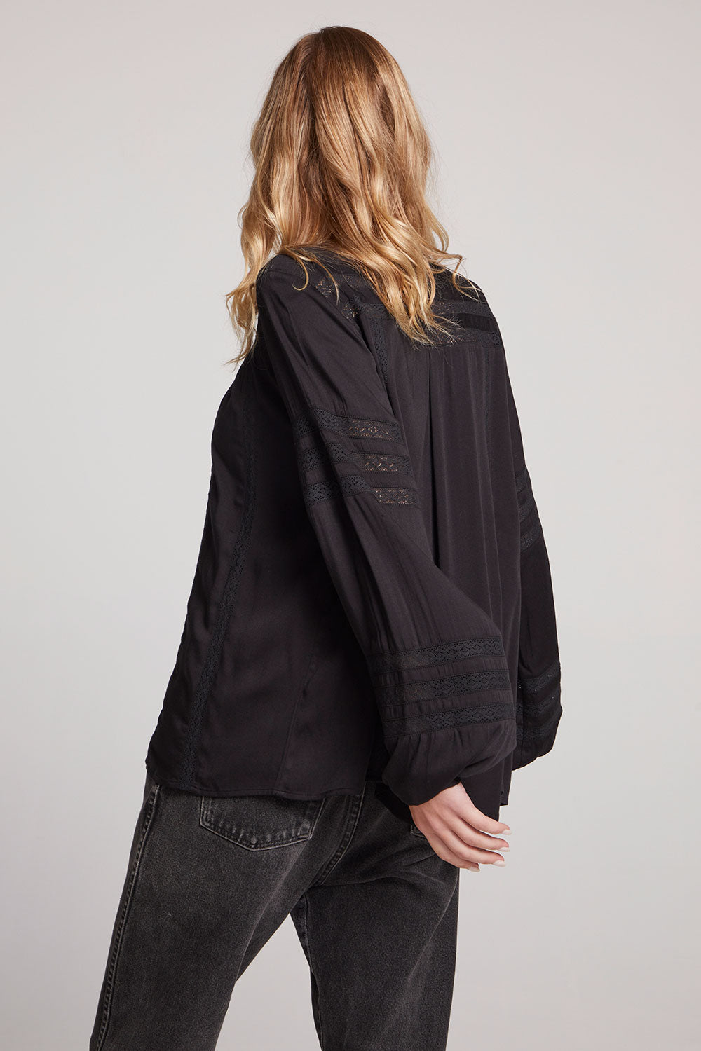 Rozina Licorice Blouse Womens chaserbrand