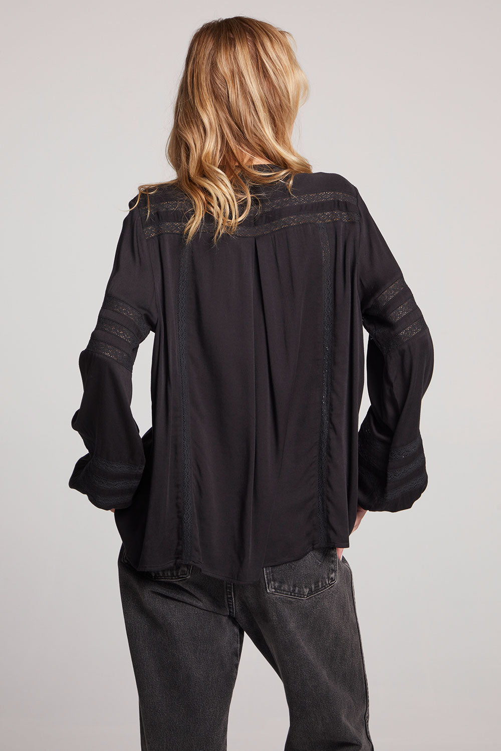 Rozina Licorice Blouse Womens chaserbrand