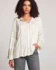 Rozina Starry White Blouse Womens chaserbrand